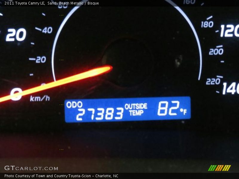 Sandy Beach Metallic / Bisque 2011 Toyota Camry LE