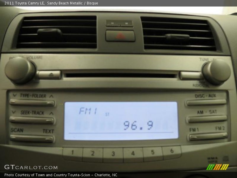 Sandy Beach Metallic / Bisque 2011 Toyota Camry LE