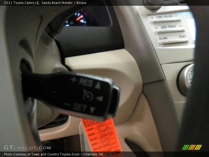 Sandy Beach Metallic / Bisque 2011 Toyota Camry LE