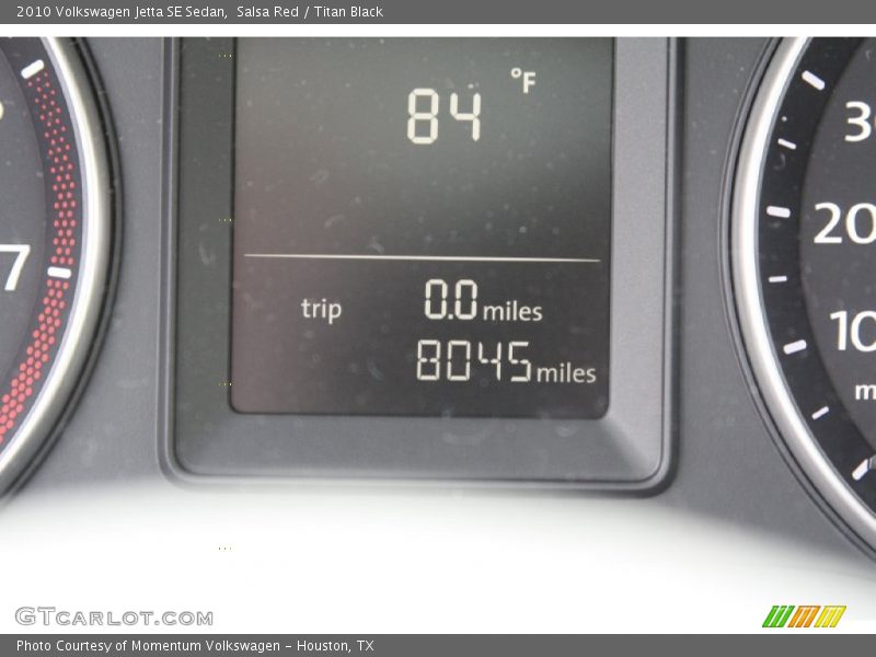 Salsa Red / Titan Black 2010 Volkswagen Jetta SE Sedan