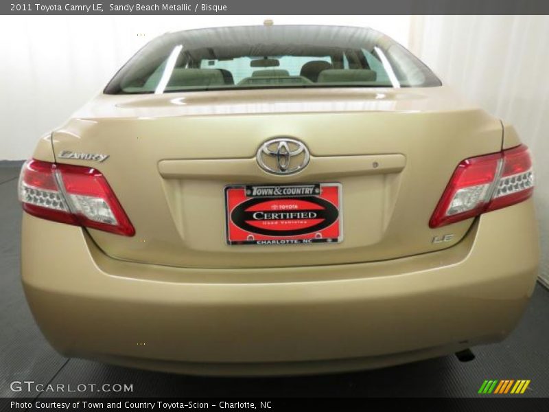 Sandy Beach Metallic / Bisque 2011 Toyota Camry LE