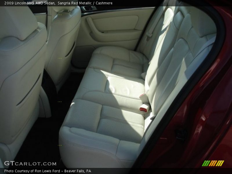 Sangria Red Metallic / Cashmere 2009 Lincoln MKS AWD Sedan