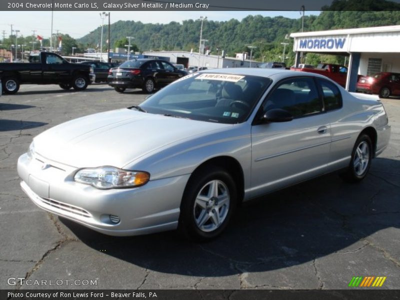 Galaxy Silver Metallic / Medium Gray 2004 Chevrolet Monte Carlo LS