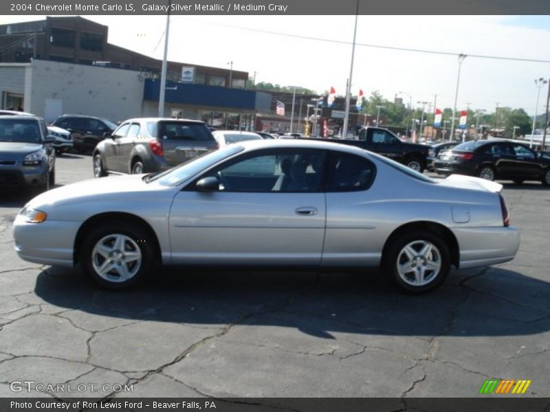 Galaxy Silver Metallic / Medium Gray 2004 Chevrolet Monte Carlo LS