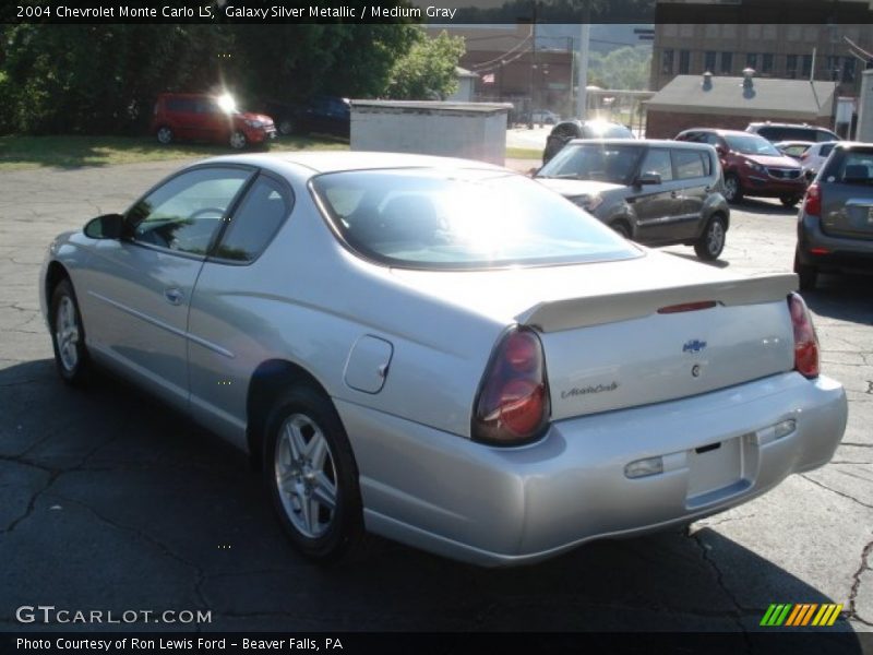 Galaxy Silver Metallic / Medium Gray 2004 Chevrolet Monte Carlo LS