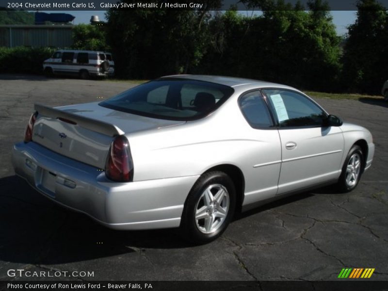 Galaxy Silver Metallic / Medium Gray 2004 Chevrolet Monte Carlo LS