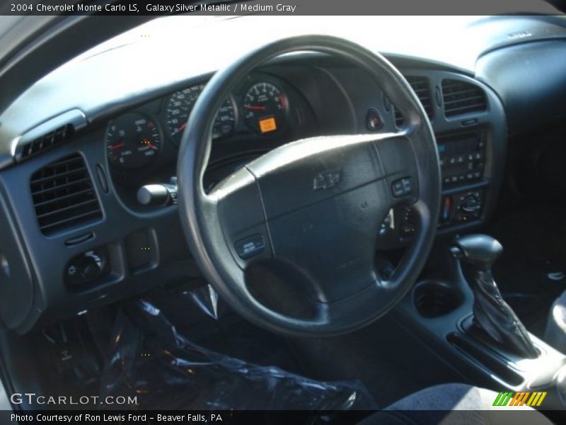 Galaxy Silver Metallic / Medium Gray 2004 Chevrolet Monte Carlo LS