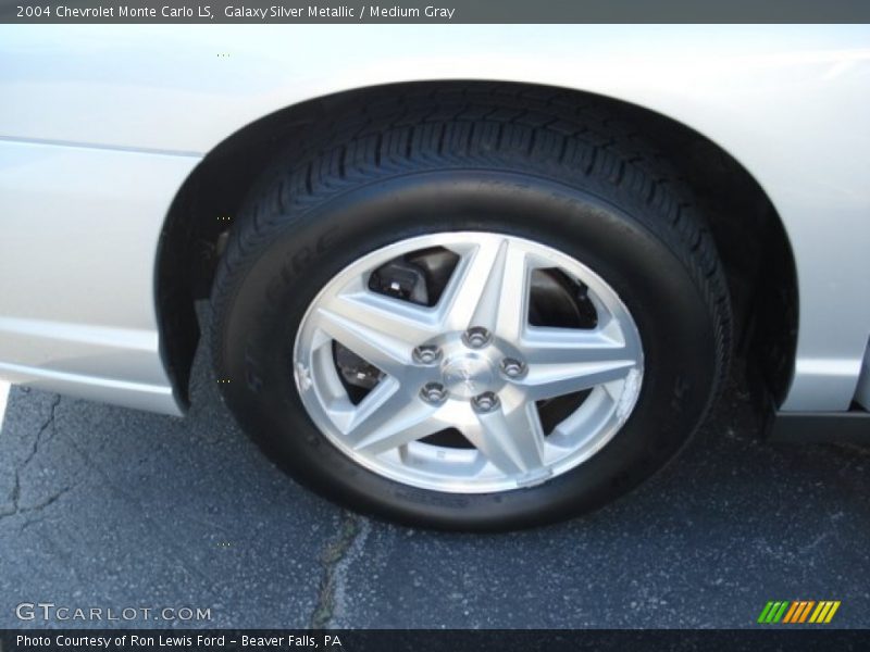 Galaxy Silver Metallic / Medium Gray 2004 Chevrolet Monte Carlo LS
