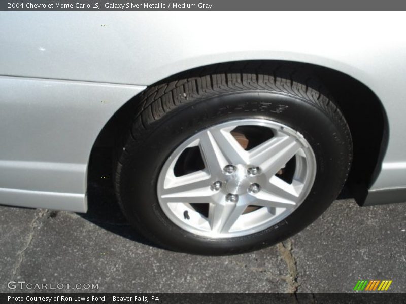 Galaxy Silver Metallic / Medium Gray 2004 Chevrolet Monte Carlo LS