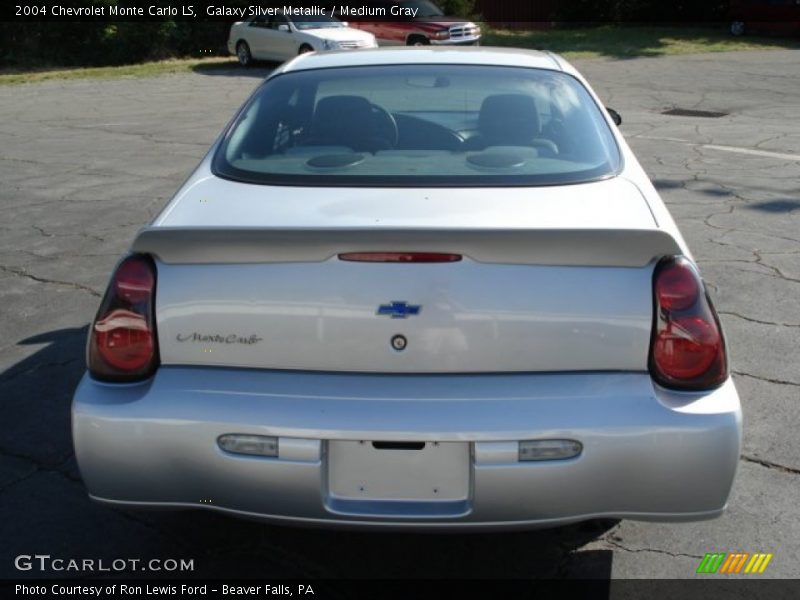 Galaxy Silver Metallic / Medium Gray 2004 Chevrolet Monte Carlo LS
