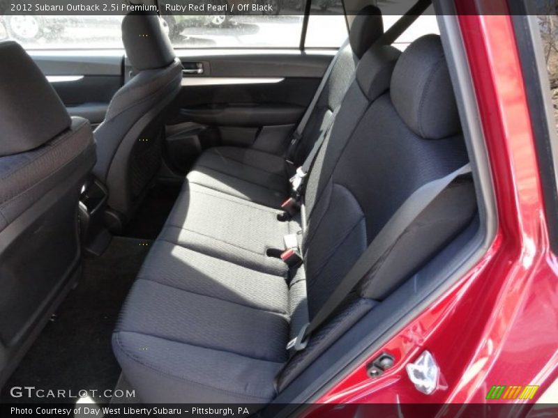 Ruby Red Pearl / Off Black 2012 Subaru Outback 2.5i Premium