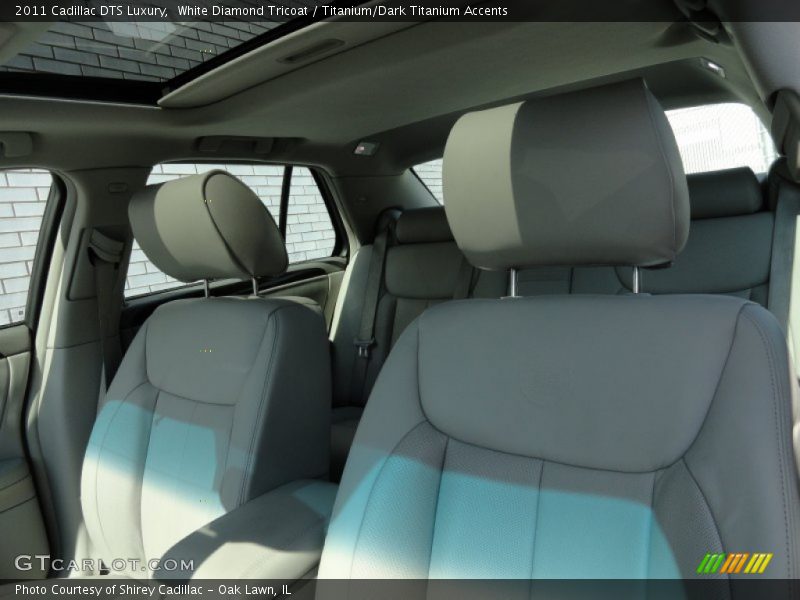 White Diamond Tricoat / Titanium/Dark Titanium Accents 2011 Cadillac DTS Luxury