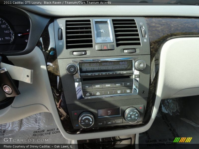 Black Raven / Titanium/Dark Titanium Accents 2011 Cadillac DTS Luxury