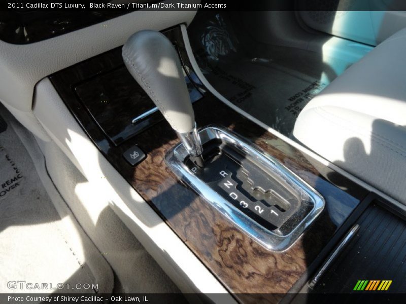 Black Raven / Titanium/Dark Titanium Accents 2011 Cadillac DTS Luxury