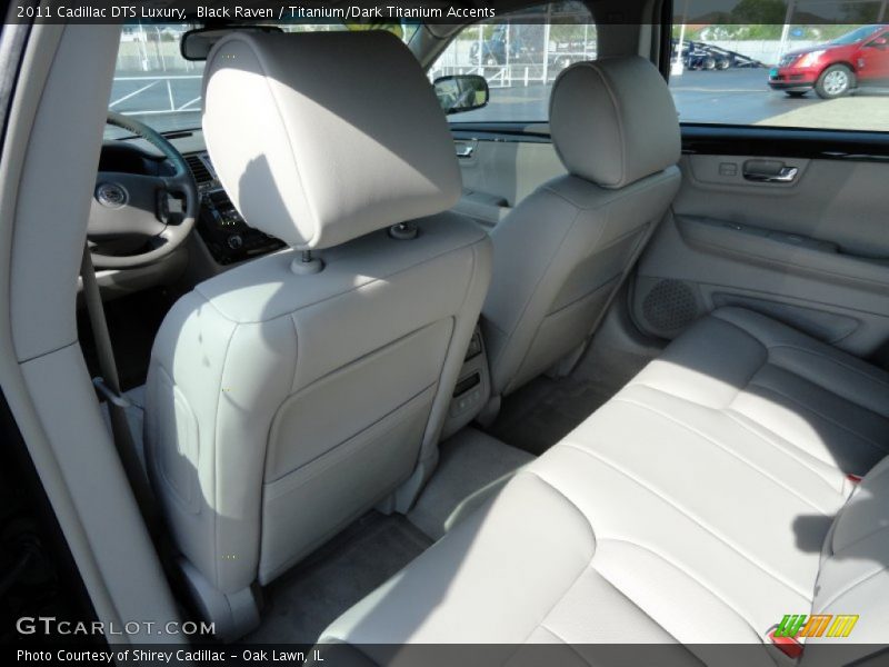 Black Raven / Titanium/Dark Titanium Accents 2011 Cadillac DTS Luxury