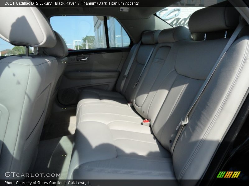 Black Raven / Titanium/Dark Titanium Accents 2011 Cadillac DTS Luxury
