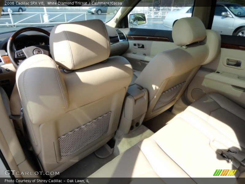 White Diamond Tricoat / Cashmere/Cocoa 2008 Cadillac SRX V8