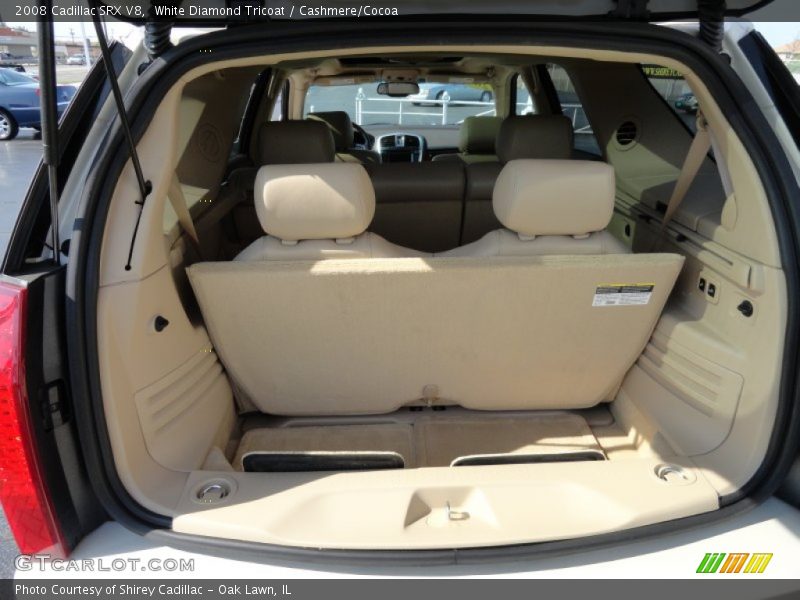 White Diamond Tricoat / Cashmere/Cocoa 2008 Cadillac SRX V8