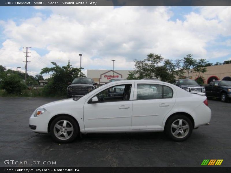 Summit White / Gray 2007 Chevrolet Cobalt LT Sedan