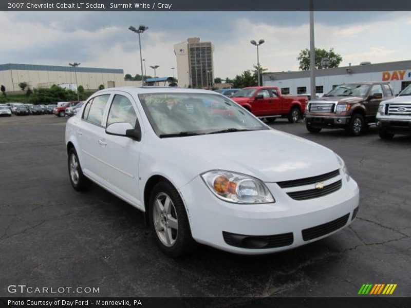 Summit White / Gray 2007 Chevrolet Cobalt LT Sedan