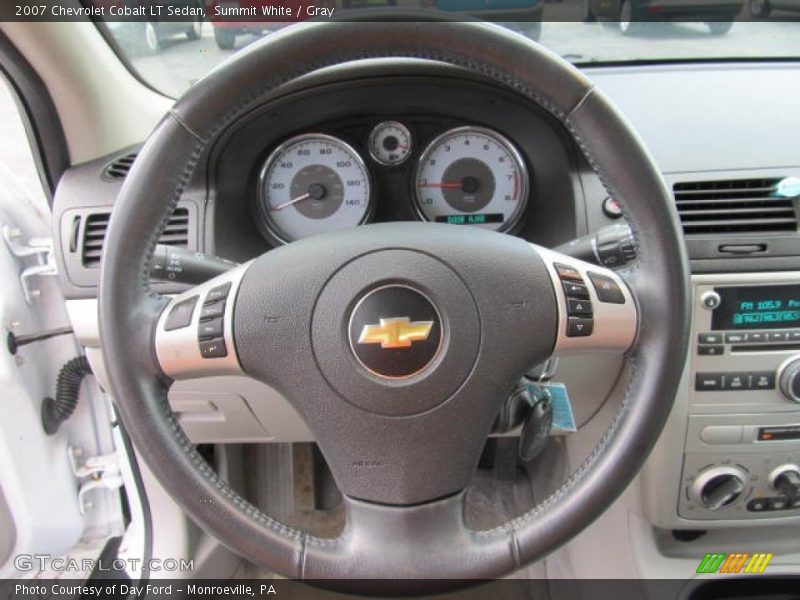 Summit White / Gray 2007 Chevrolet Cobalt LT Sedan