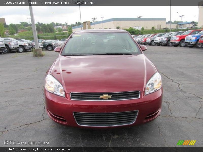 Red Jewel Tintcoat / Neutral Beige 2008 Chevrolet Impala LT