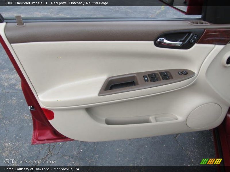 Red Jewel Tintcoat / Neutral Beige 2008 Chevrolet Impala LT
