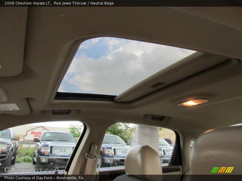 Red Jewel Tintcoat / Neutral Beige 2008 Chevrolet Impala LT