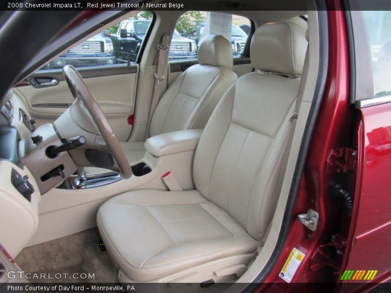 Red Jewel Tintcoat / Neutral Beige 2008 Chevrolet Impala LT