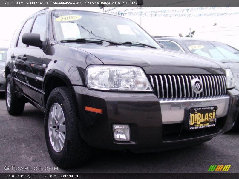 Charcoal Beige Metallic / Black 2005 Mercury Mariner V6 Convenience 4WD