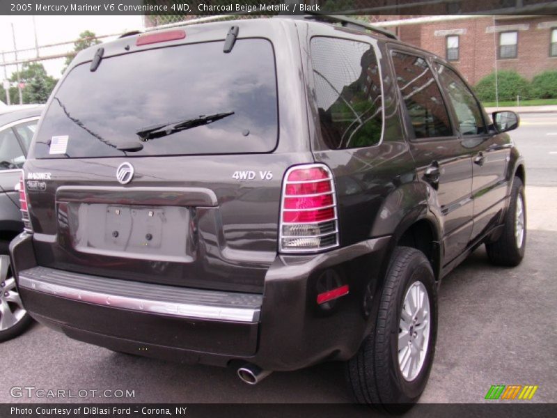 Charcoal Beige Metallic / Black 2005 Mercury Mariner V6 Convenience 4WD