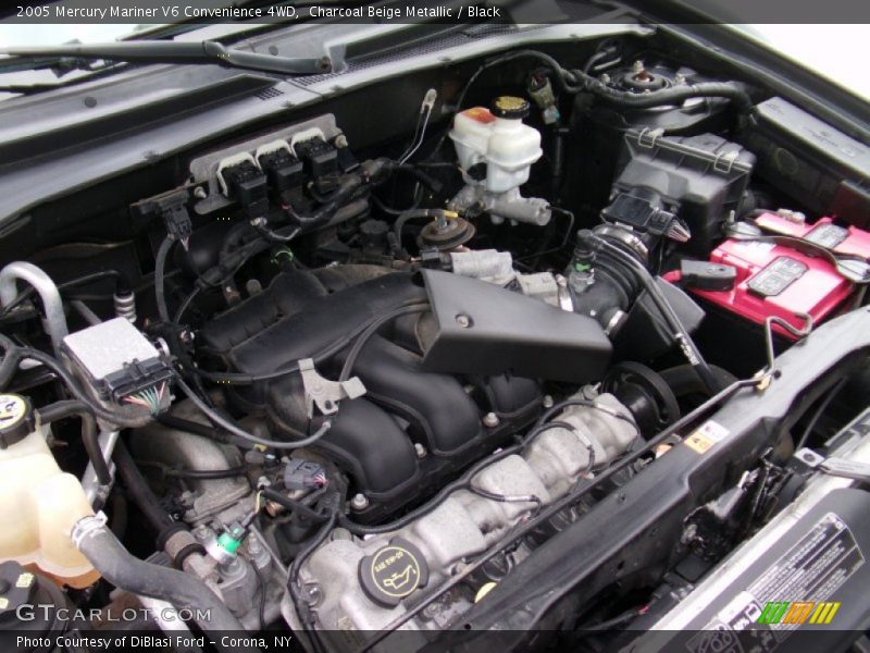 Charcoal Beige Metallic / Black 2005 Mercury Mariner V6 Convenience 4WD