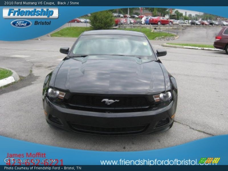 Black / Stone 2010 Ford Mustang V6 Coupe
