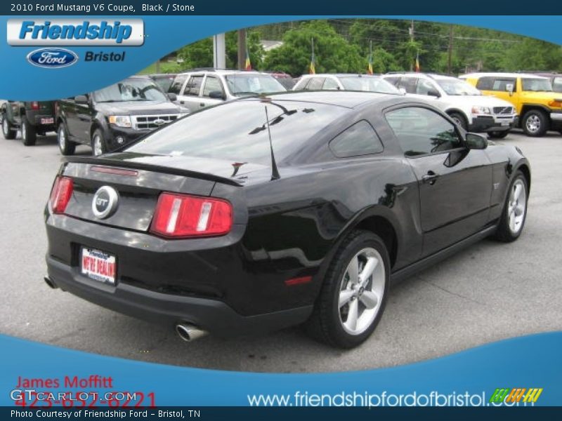 Black / Stone 2010 Ford Mustang V6 Coupe