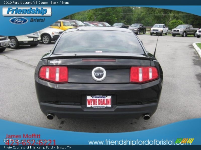 Black / Stone 2010 Ford Mustang V6 Coupe