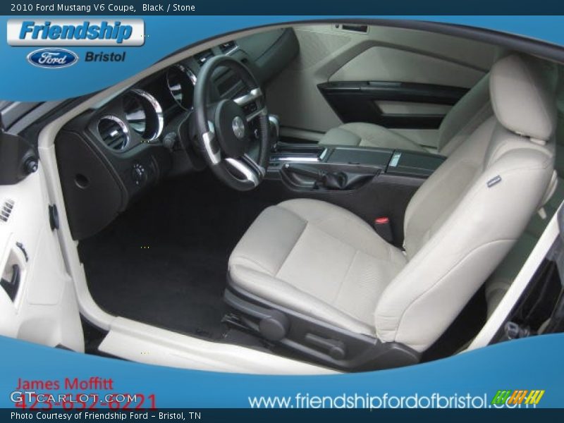 Black / Stone 2010 Ford Mustang V6 Coupe
