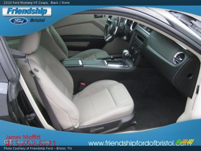 Black / Stone 2010 Ford Mustang V6 Coupe