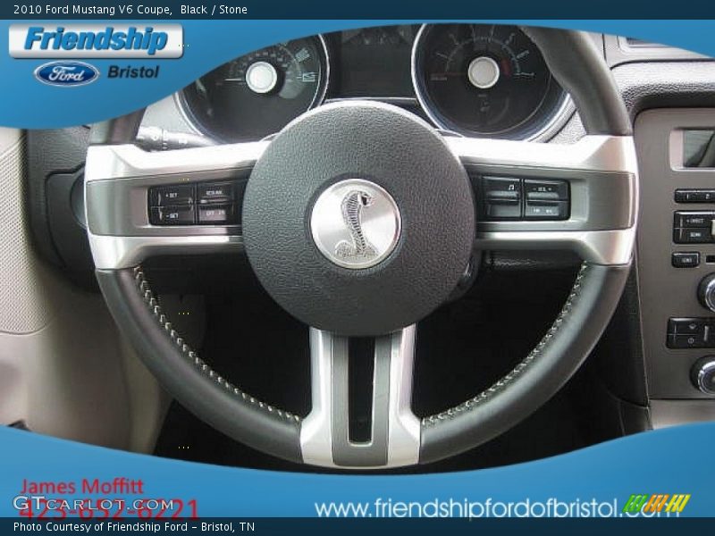 Black / Stone 2010 Ford Mustang V6 Coupe