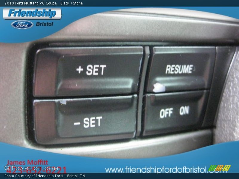 Black / Stone 2010 Ford Mustang V6 Coupe