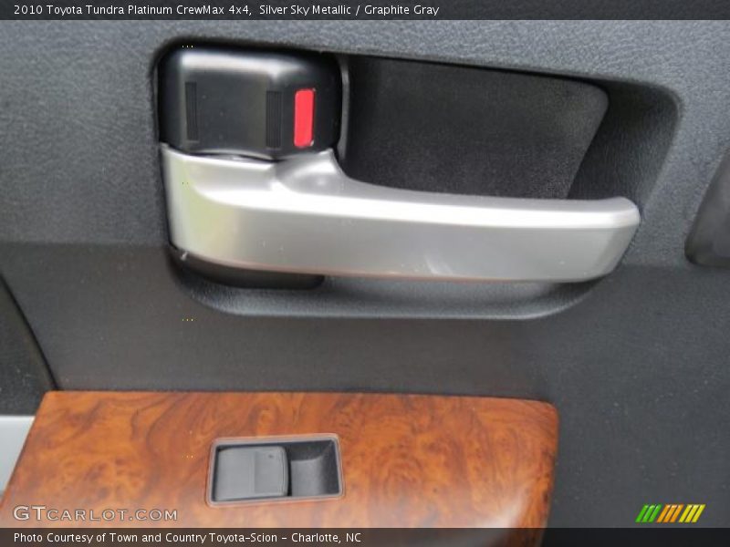 Silver Sky Metallic / Graphite Gray 2010 Toyota Tundra Platinum CrewMax 4x4