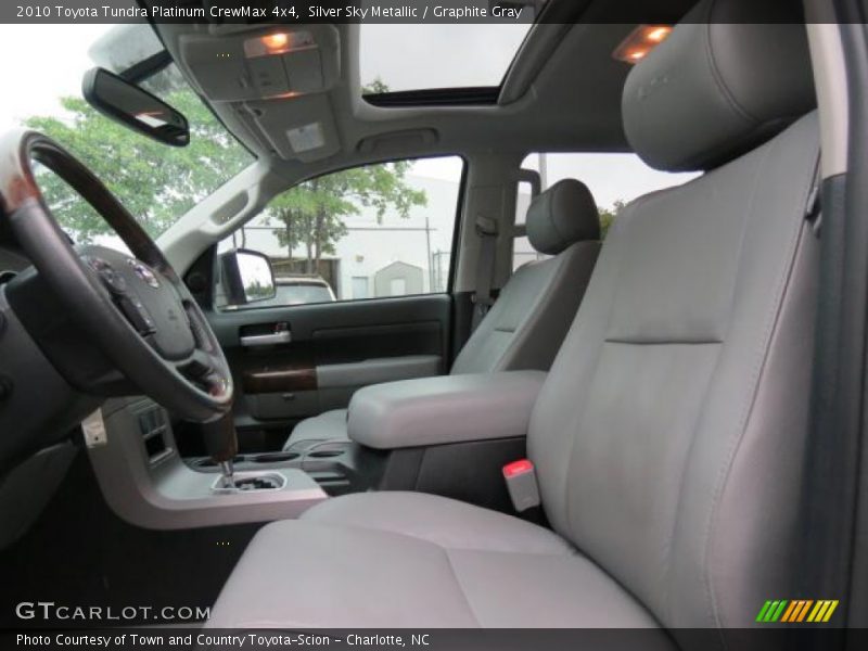 Silver Sky Metallic / Graphite Gray 2010 Toyota Tundra Platinum CrewMax 4x4