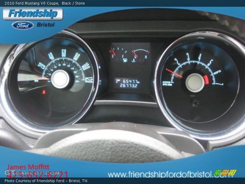 Black / Stone 2010 Ford Mustang V6 Coupe