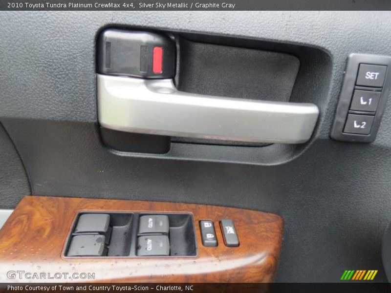 Controls of 2010 Tundra Platinum CrewMax 4x4