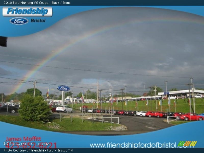 Black / Stone 2010 Ford Mustang V6 Coupe
