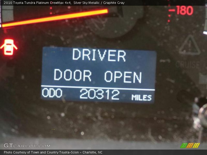 Silver Sky Metallic / Graphite Gray 2010 Toyota Tundra Platinum CrewMax 4x4