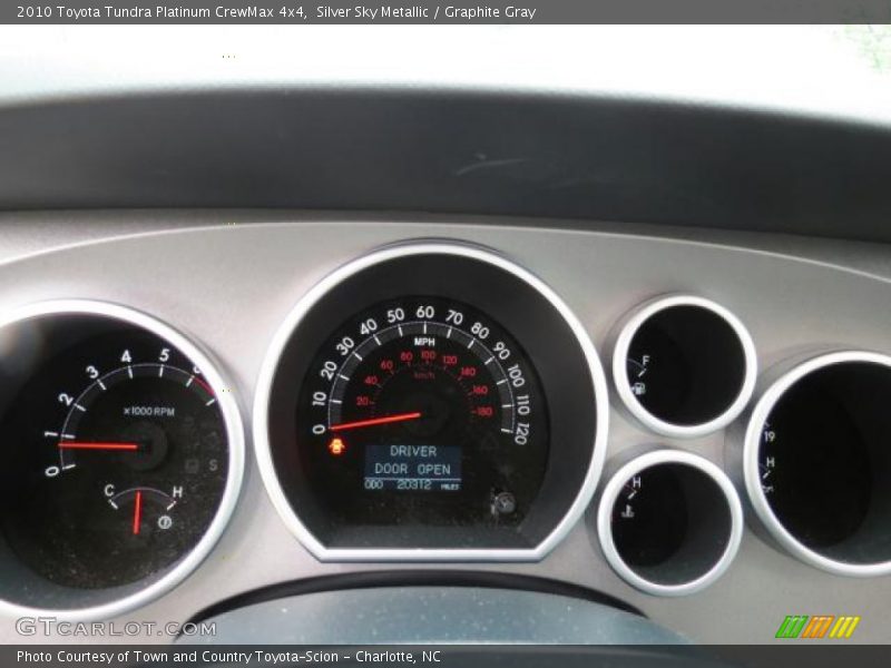  2010 Tundra Platinum CrewMax 4x4 Platinum CrewMax 4x4 Gauges