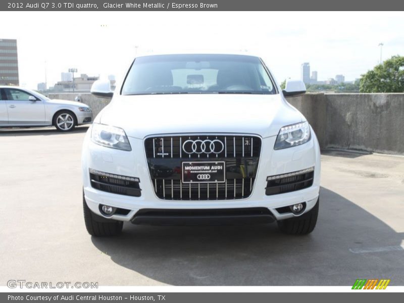 Glacier White Metallic / Espresso Brown 2012 Audi Q7 3.0 TDI quattro
