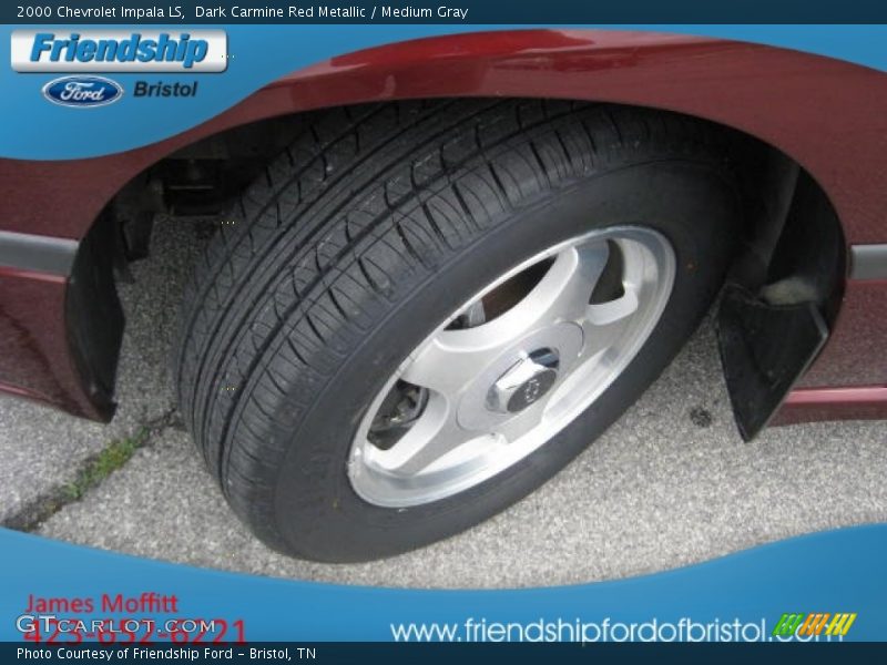 Dark Carmine Red Metallic / Medium Gray 2000 Chevrolet Impala LS