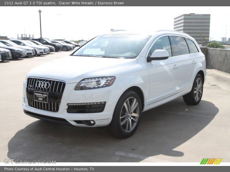 Glacier White Metallic / Espresso Brown 2012 Audi Q7 3.0 TDI quattro