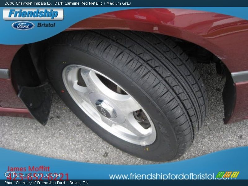 Dark Carmine Red Metallic / Medium Gray 2000 Chevrolet Impala LS